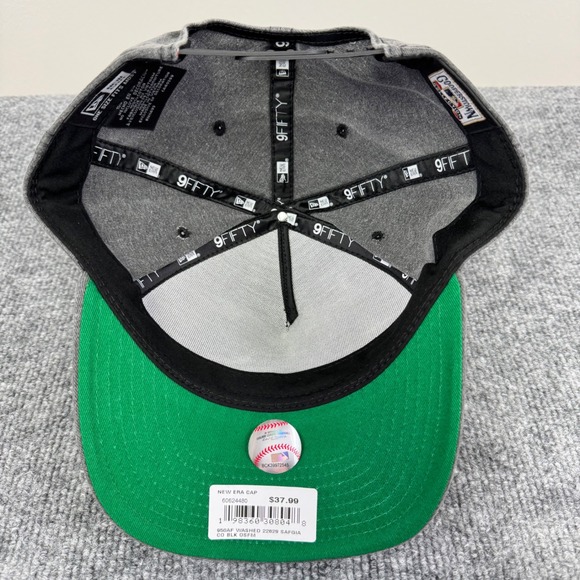San Francisco Giants Hat New Era 9FIFTY A-Frame Snapback Washed Grey MLB Cap NWT - Picture 7 of 8